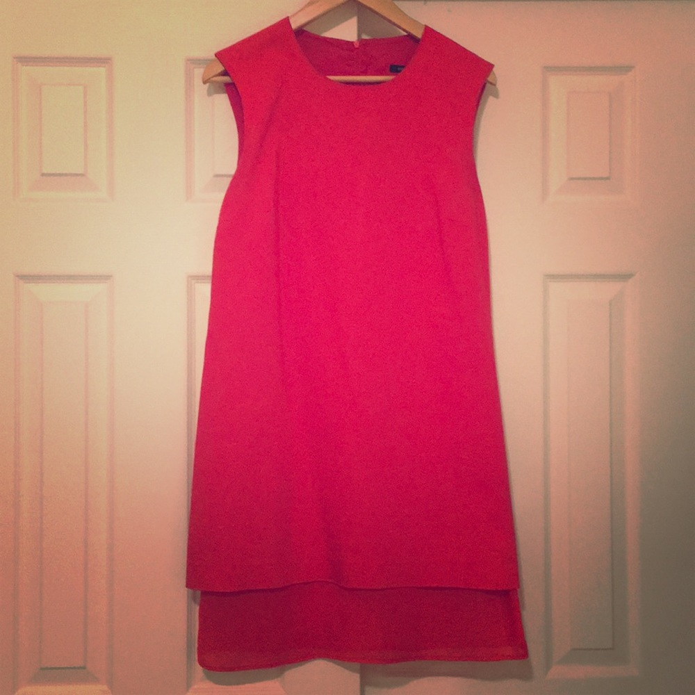 Burnt Orange Sleeveless Dress